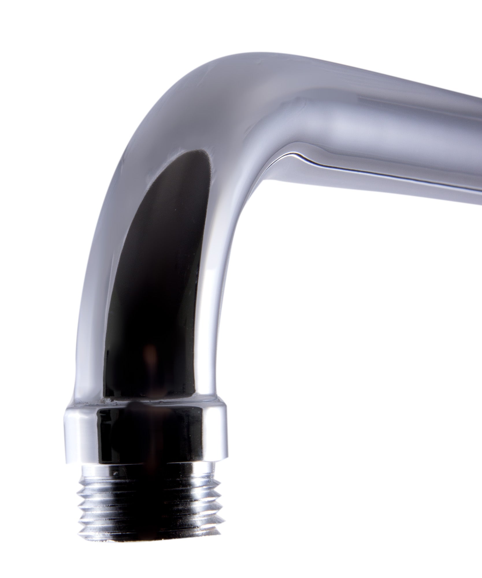ALFI brand AB12GRW-PC Polished Chrome 12" Round Raised Wall Mounted Shower Arm, Brass