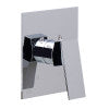 ALFI brand AB5501-PC Polished Chrome Shower Valve Mixer with Square Lever Handle, Brass