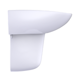 TOTO Prominence Oval Wall-Mount Bathroom Sink with CeFiONtect and Shroud for Single Hole Faucets, Cotton White, Vitreous China, LHT242G#01