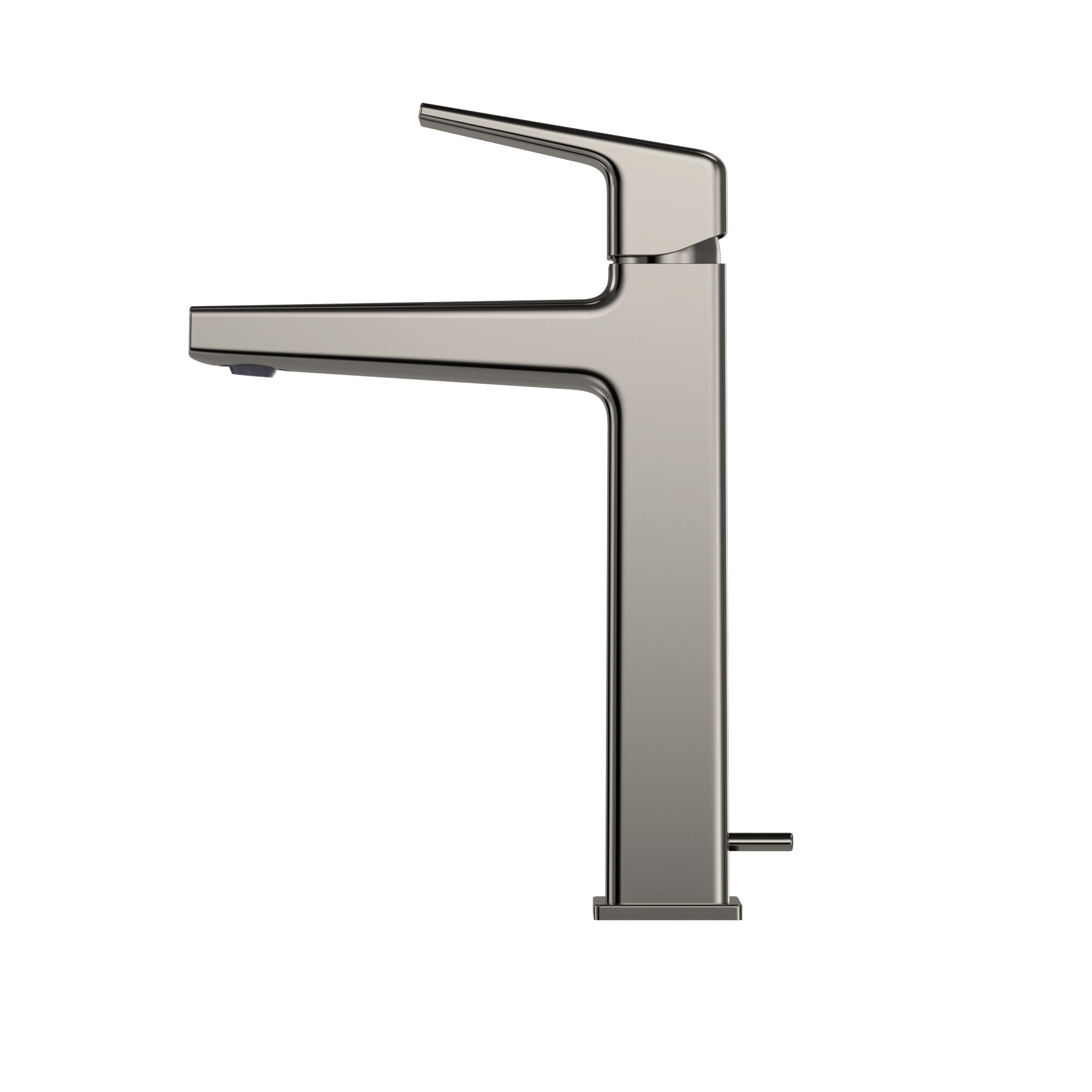 TOTO GB 1.2 GPM Single Handle Semi-Vessel Bathroom Sink Faucet with COMFORT GLIDE Technology, Polished Nickel, Brass, TLG10303U#PN