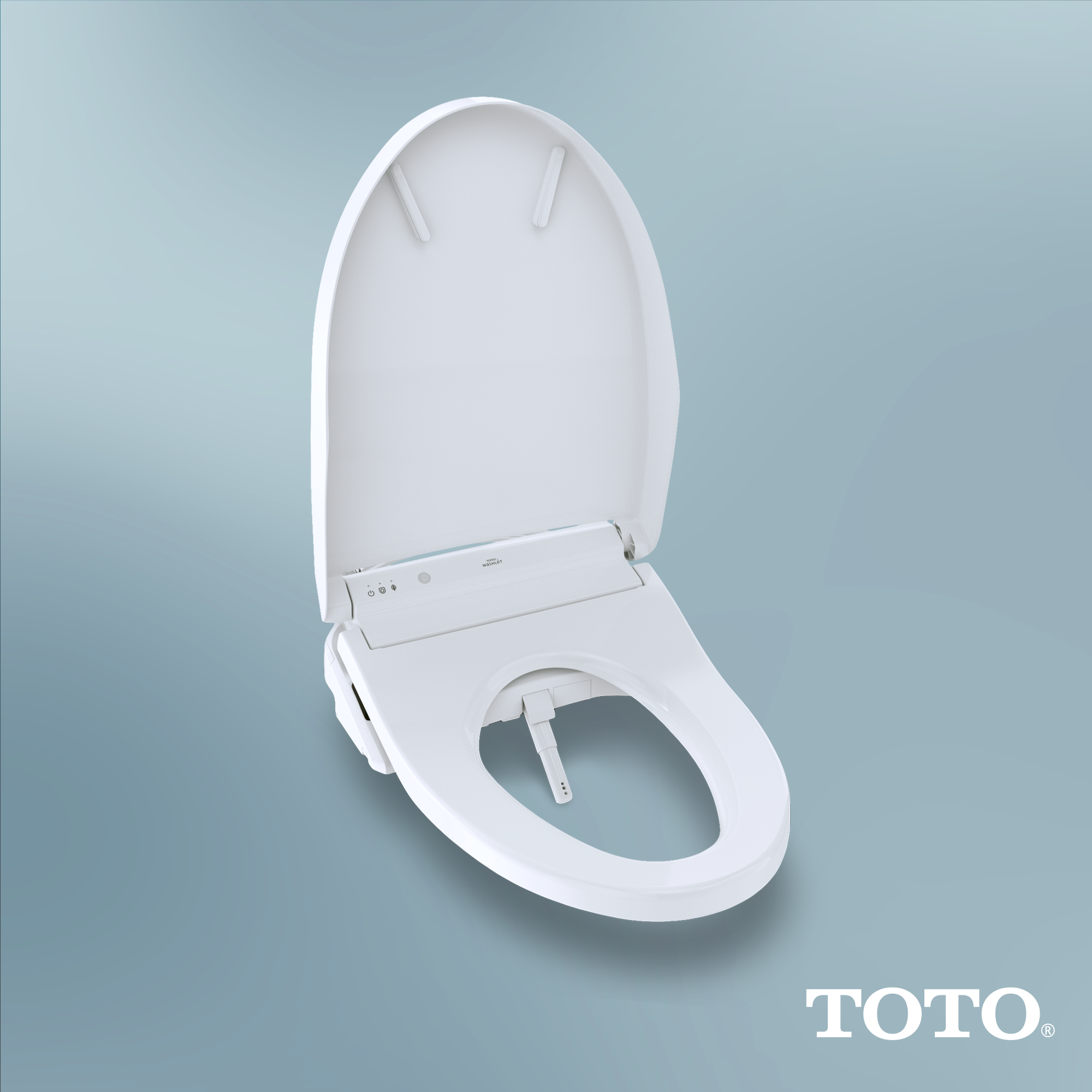 TOTO WASHLET K300 Electronic Bidet Toilet Seat with Instantaneous Water Heating, PREMIST and EWATER+ Wand Cleaning, Elongated, Cotton White, Plastic, SW3036R#01