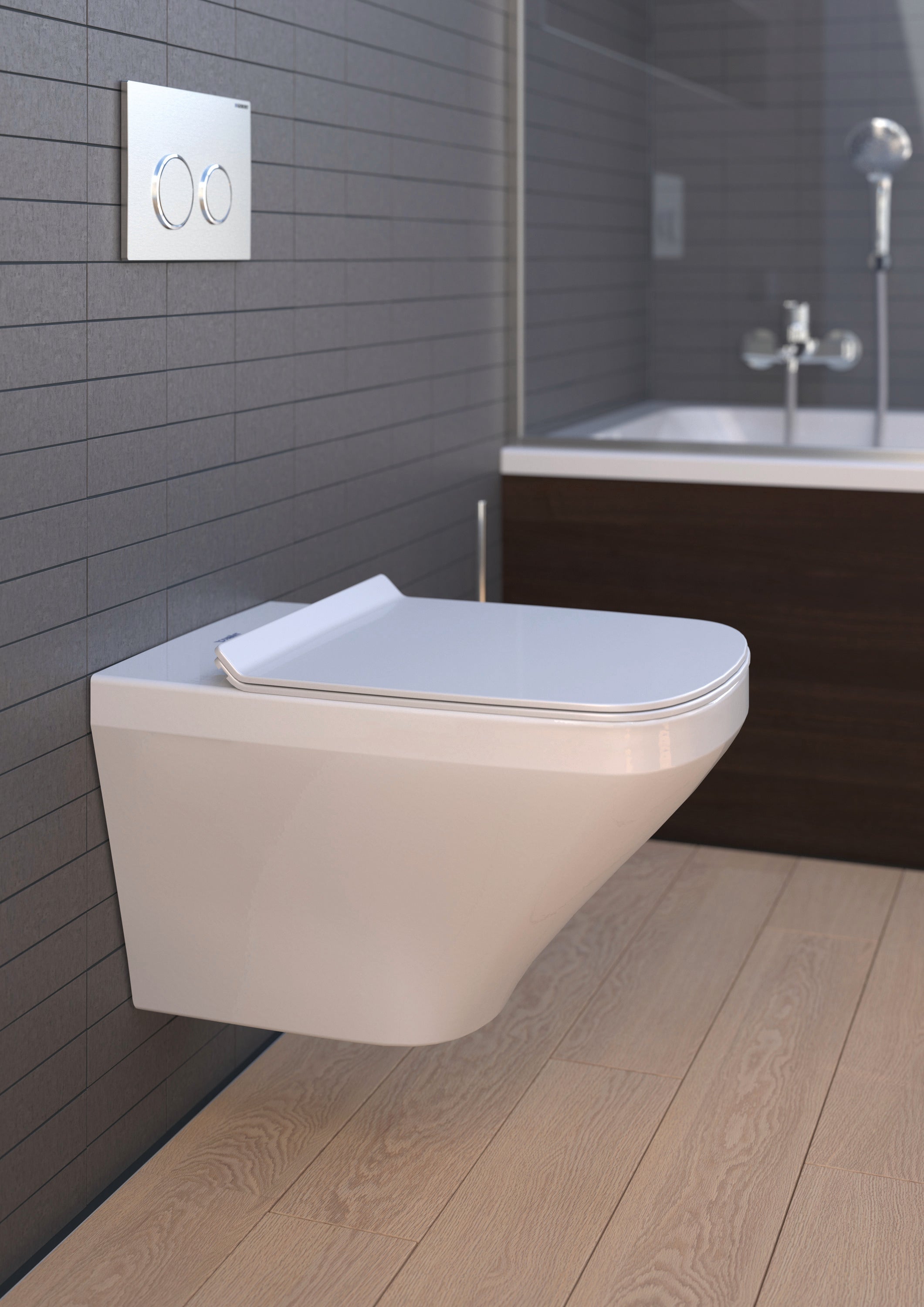 DuraStyle Round Slow Close Toilet Seat in White