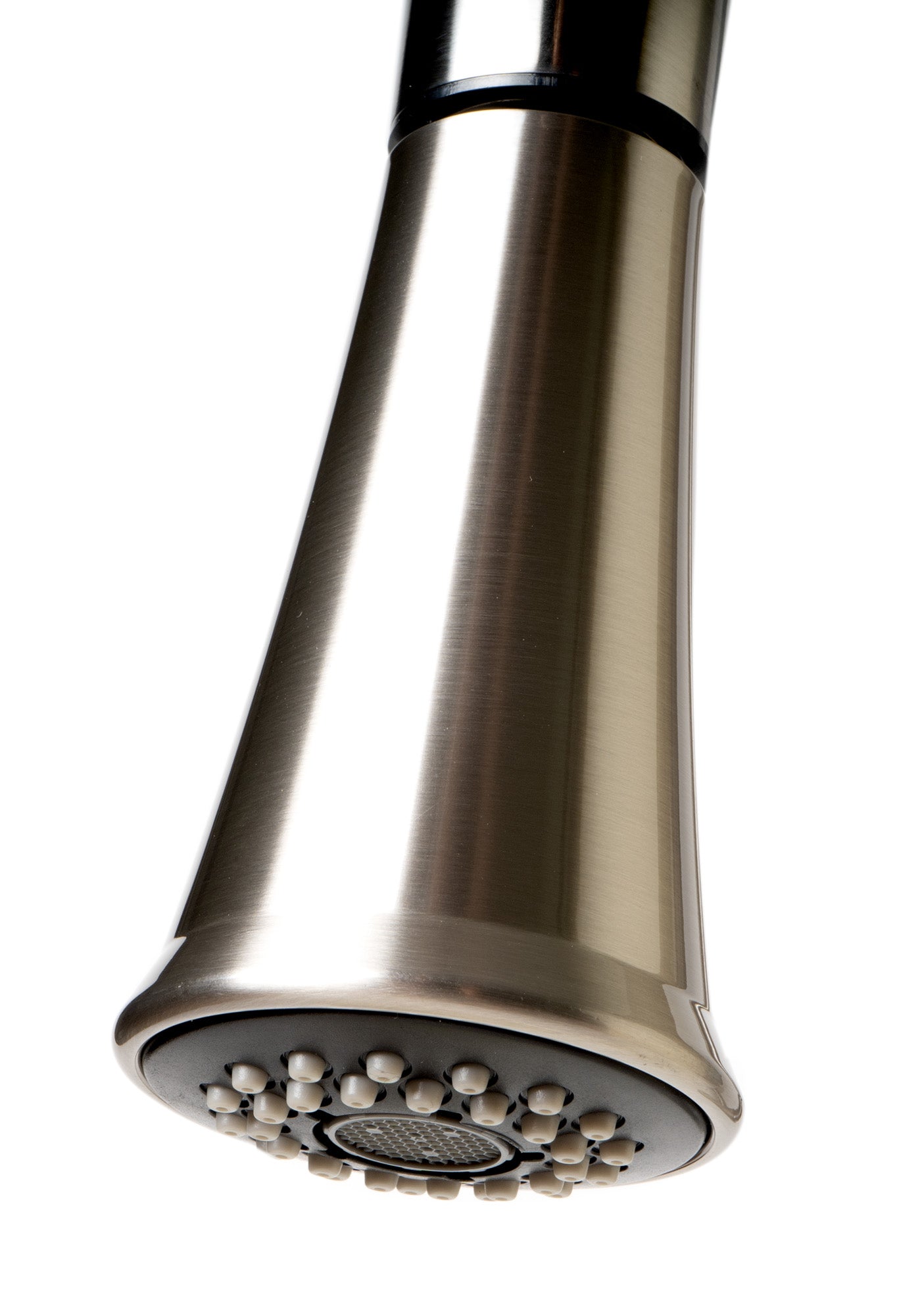 ALFI brand 1.8 GPM Lever Gooseneck Spout Touch Kitchen Faucet, Modern, Gray, Pull Down, Brushed Nickel, ABKF3480-BN