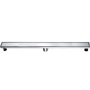 Alternate Image for ALFI brand ABLD36B-BSS 36" Modern Brushed Stainless Steel Linear Shower Drain with Solid Cover