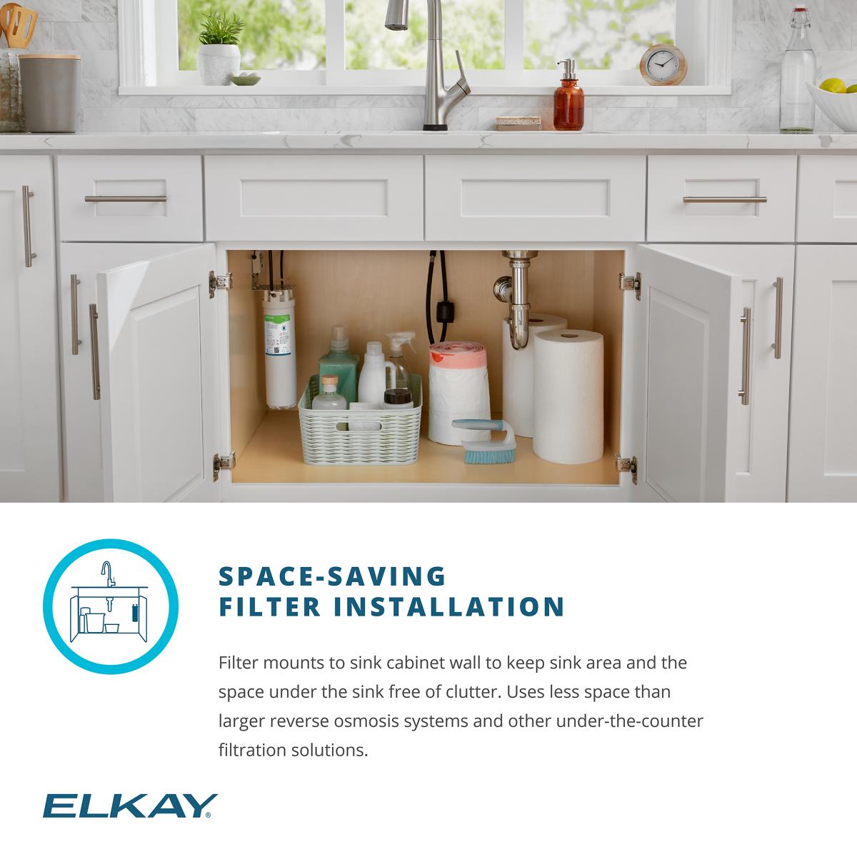 Elkay Avado Lever Handle Pull-down Spray Spout Brass ADA Kitchen Faucet, Chrome, LKAV7051FCR