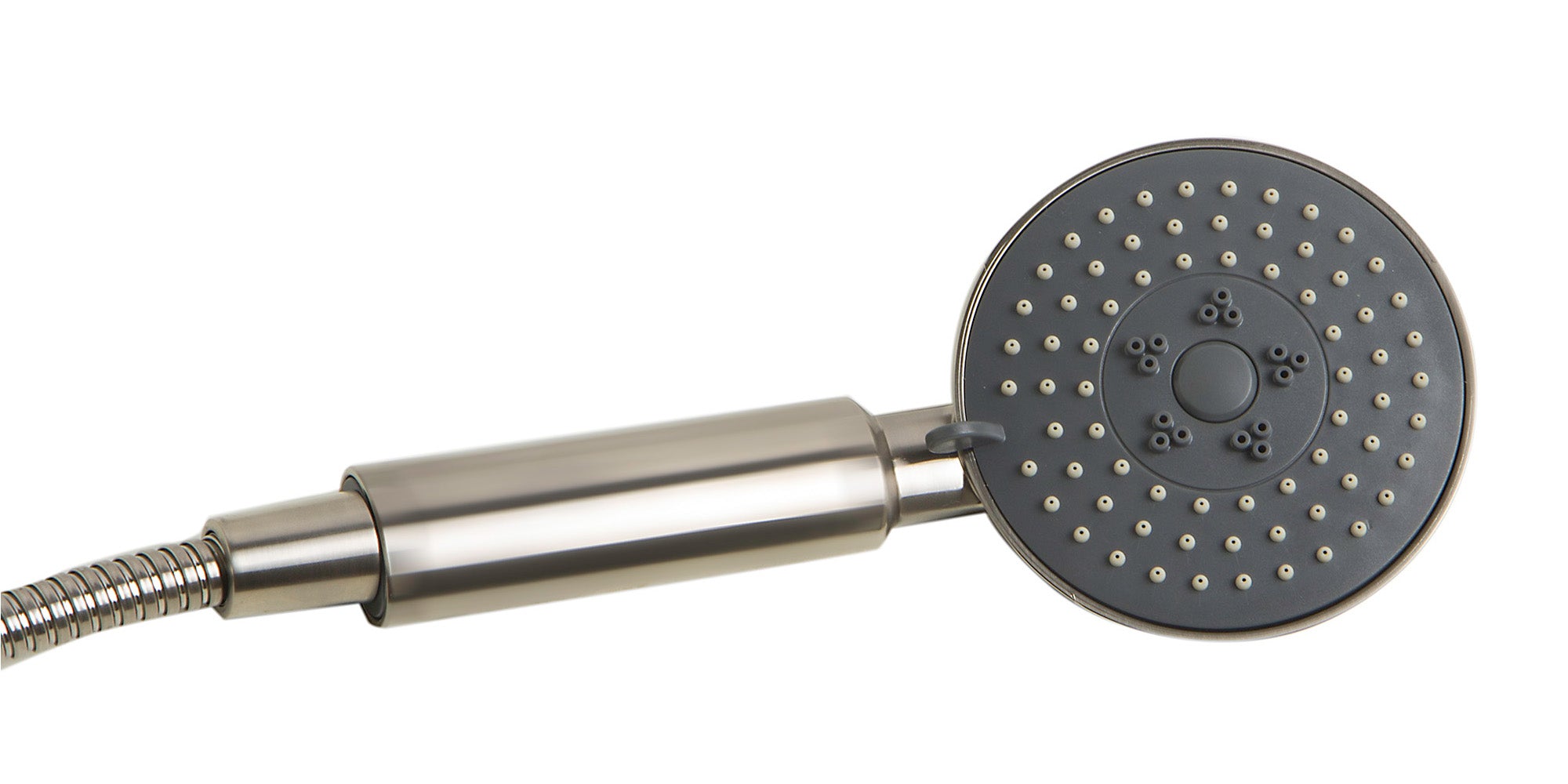 ALFI brand Brass, AB2758-BN Brushed Nickel Floor Mounted Tub Filler + Mixer /w additional Hand Held Shower Head