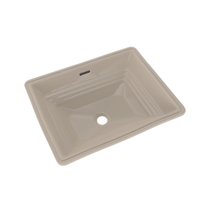 Alternate Image for TOTO Promenade Rectangular Undermount Bathroom Sink, Bone, Vitreous China, LT533#03