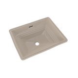 TOTO Promenade Rectangular Undermount Bathroom Sink, Bone, Vitreous China, LT533#03