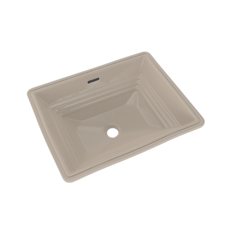 TOTO Promenade Rectangular Undermount Bathroom Sink, Bone, Vitreous China, LT533#03