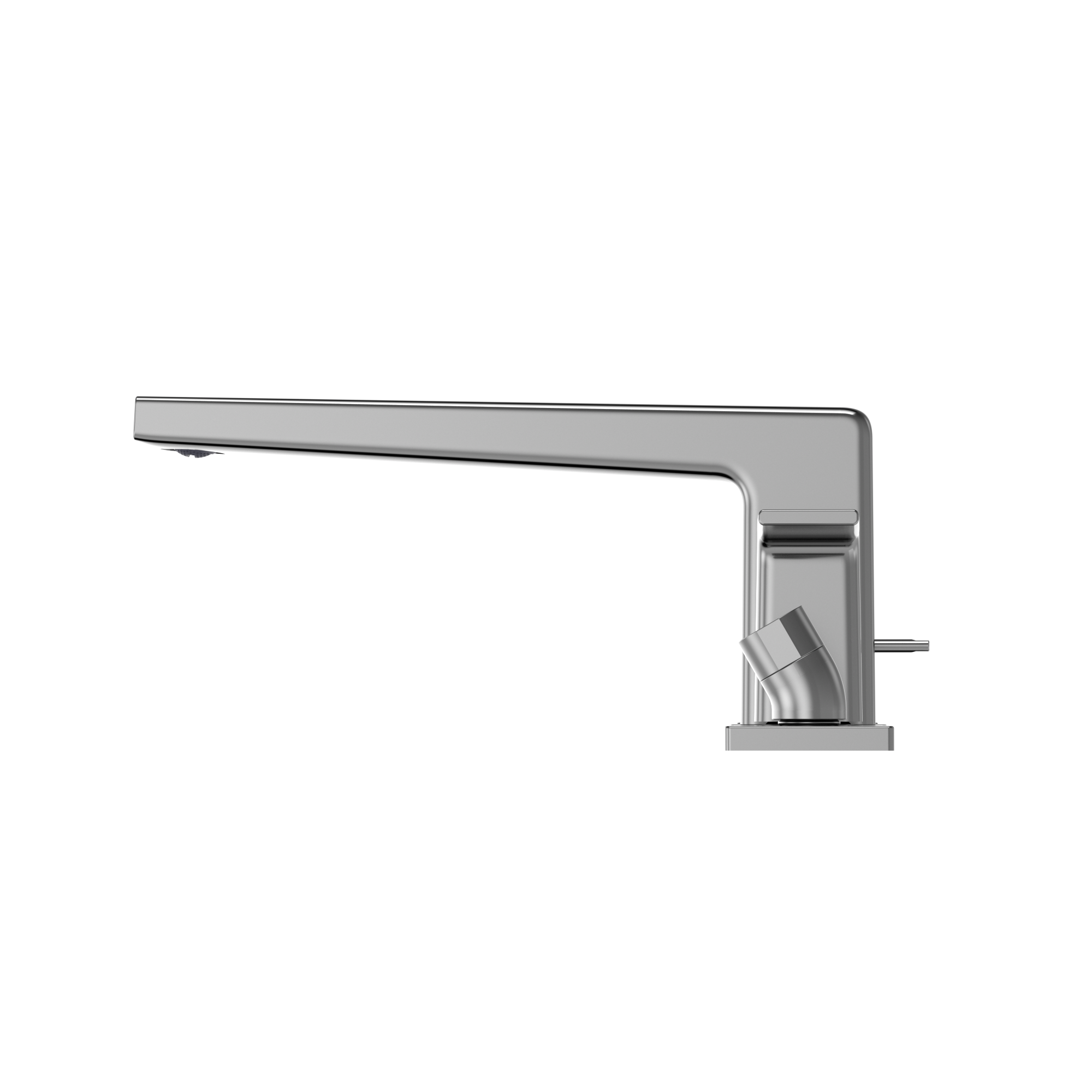 TOTO GB Two-Handle Deck-Mount Roman Tub Filler Trim with Handshower, Polished Chrome, Brass, TBG10202U#CP
