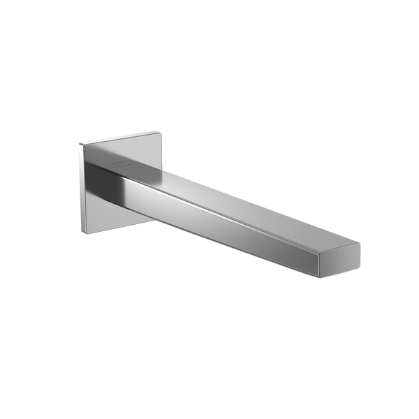 TOTO Axiom Wall-Mount ECOPOWER or AC 0.35 GPM Touchless Bathroom Faucet Spout, 20 Second On-Demand Flow, Polished Chrome, Brass, TLE25005U2#CP