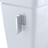 TOTO WASHLET+ Legato One-Piece Elongated 1.28 GPF Toilet with Auto Flush S7 Contemporary Bidet Seat, Cotton White, Vitreous China|Plastic, MW6244726CEFGA#01