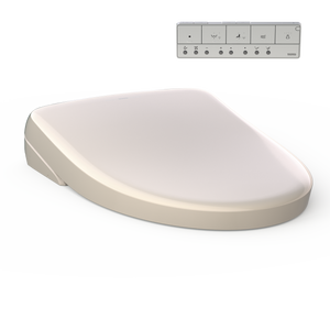 Alternate Image for TOTO S7A WASHLET Electronic Bidet Toilet Seat with EWATER+ Bowl and Wand Cleaning, Auto Open and Close Contemporary Lid, Elongated, Sedona Beige, Plastic, SW4736#12