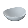 TOTO Kiwami Asymmetrical Vessel Bathroom Sink with CEFITONTECT, Cotton White, Ceramic, LT477G#01