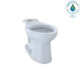 TOTO Entrada Universal Height Elongated Toilet Bowl, Cotton White, Vitreous China, C244EF#01