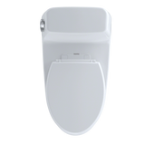 TOTO Eco UltraMax One-Piece Elongated 1.28 GPF ADA Compliant Toilet with CEFIONTECT, Cotton White, Vitreous China, MS854114ELG#01