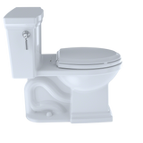 TOTO Promenade II One-Piece Elongated 1.28 GPF Universal Height Toilet with CEFIONTECT, Colonial White, Vitreous China, MS814224CEFG#11