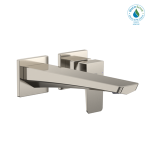 Alternate Image for TOTO GE 1.2 GPM Wall-Mount Single-Handle Long Bathroom Faucet with COMFORT GLIDE Technology, Polished Nickel, Brass, TLG07308U#PN