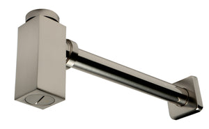 Alternate Image for ALFI brand AB9026-BN Brushed Nickel Solid Brass Square Modern Decorative Bottle P-Trap