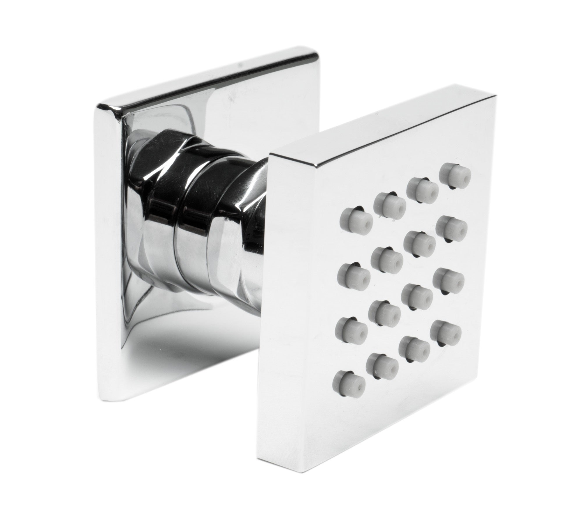 ALFI brand AB3820-PC Polished Chrome 2" Square Adjustable Shower Body Spray, Brass