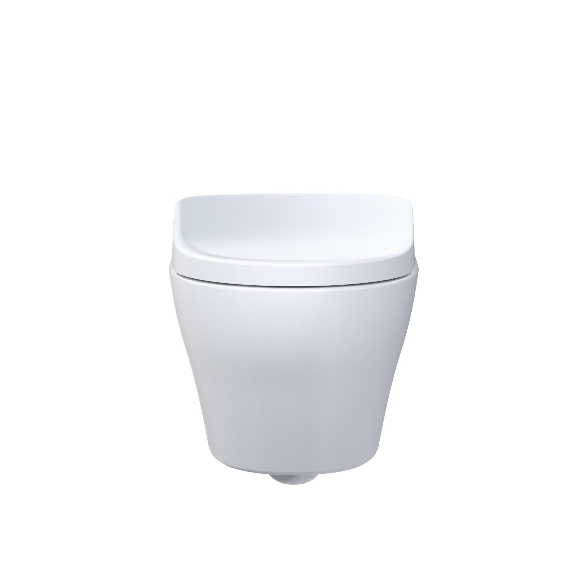 TOTO WASHLET+ EP Wall-Hung Elongated Toilet with S7A Contemporary Bidet Seat and DuoFit In-Wall 0.9 and 1.28 GPF Auto Dual-Flush Tank System, Matte Silver, Vitreous China|Plastic, CWT4284736CMFGA#MS