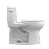 TOTO UltraMax II One-Piece Elongated 1.28 GPF Universal Height Toilet with CEFIONTECT and SS124 SoftClose Seat, WASHLET+ Ready, Colonial White, Vitreous China|Plastic, MS604124CEFG#11