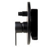 ALFI brand AB3101-BM Black Matte Shower Valve with Rounded Lever Handle and Diverter, Brass