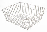 ALFI brand White, AB65SSB Stainless Steel Basket for Kitchen Sinks