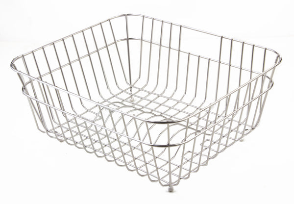 ALFI brand White, AB65SSB Stainless Steel Basket for Kitchen Sinks