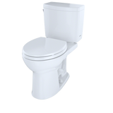 TOTO Drake II 1G Two-Piece Round 1.0 GPF Universal Height Toilet with CEFIONTECT, Colonial White, Vitreous China, CST453CUFG#11