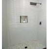 ALFI brand AB5501-PC Polished Chrome Shower Valve Mixer with Square Lever Handle, Brass