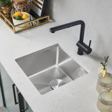 Blanco Cuvee 17" Square Stainless Steel Bar/Prep Sink, Satin Polish, 16 Gauge, No Faucet Hole, 524755