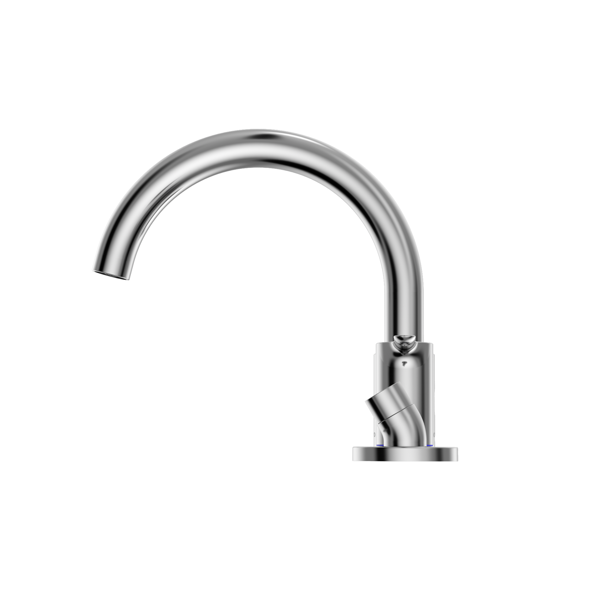 TOTO LB Two-Handle Deck-Mount Roman Tub Filler Trim with Handshower, Polished Chrome, Brass, TBS01202U#CP
