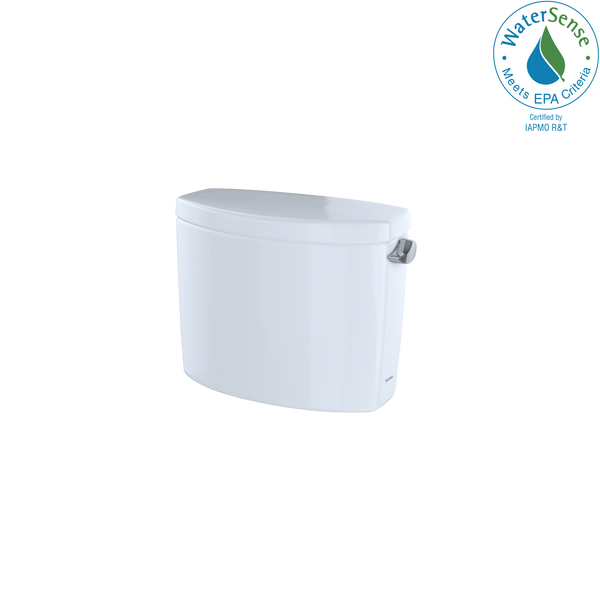 TOTO Drake II and Vespin II, 1.28 GPF Toilet Tank with Right-Hand Trip Lever, Cotton White, Vitreous China, ST454ER#01