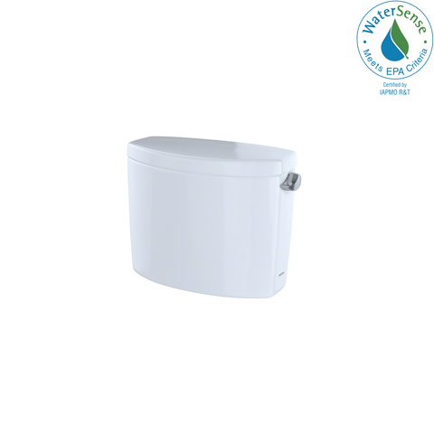 TOTO Drake II and Vespin II, 1.28 GPF Toilet Tank with Right-Hand Trip Lever, Cotton White, Vitreous China, ST454ER#01