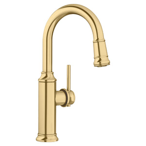 Alternate Image for Blanco Empressa Pull-Down Bar Faucet, Satin Gold, 1.5 GPM, Brass, 442983