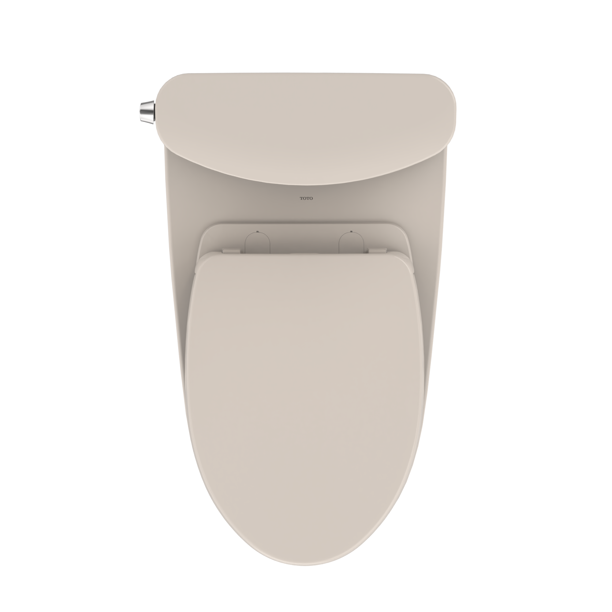 TOTO Nexus 1G Two-Piece Elongated 1.0 GPF Universal Height Toilet with CEFIONTECT and SS124 SoftClose Seat, WASHLET+ Ready, Sedona Beige, Vitreous China, MS442124CUFG#12