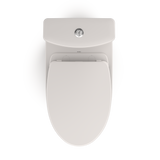 TOTO Aquia IV WASHLET+ Two-Piece Elongated Dual Flush 1.28 and 0.9 GPF Toilet with CEFIONTECT, Colonial White, Vitreous China, MS446124CEMGN#11