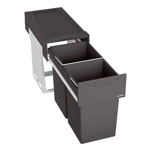 Alternate Image for Blanco Botton II Storage System, Plastic, Black, 526376