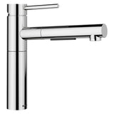 Blanco Alta II Low Arc Pull-Out Dual-Spray Kitchen Faucet, Chrome, 1.5 GPM, Brass, 527558