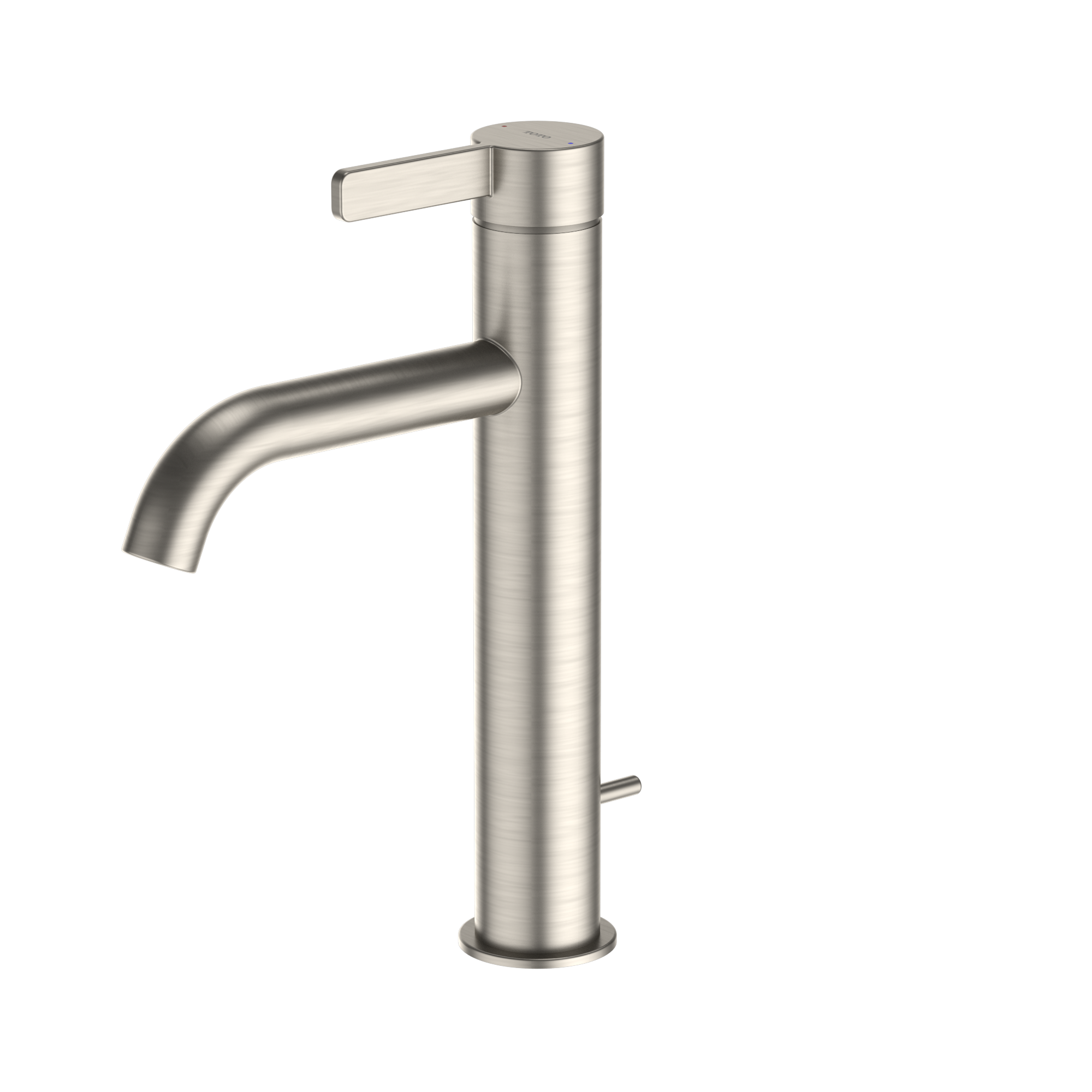 TOTO GF 1.2 GPM Single Handle Semi-Vessel Bathroom Sink Faucet with COMFORT GLIDE Technology, Brushed Nickel, Stainless Steel, TLG11303U#BN