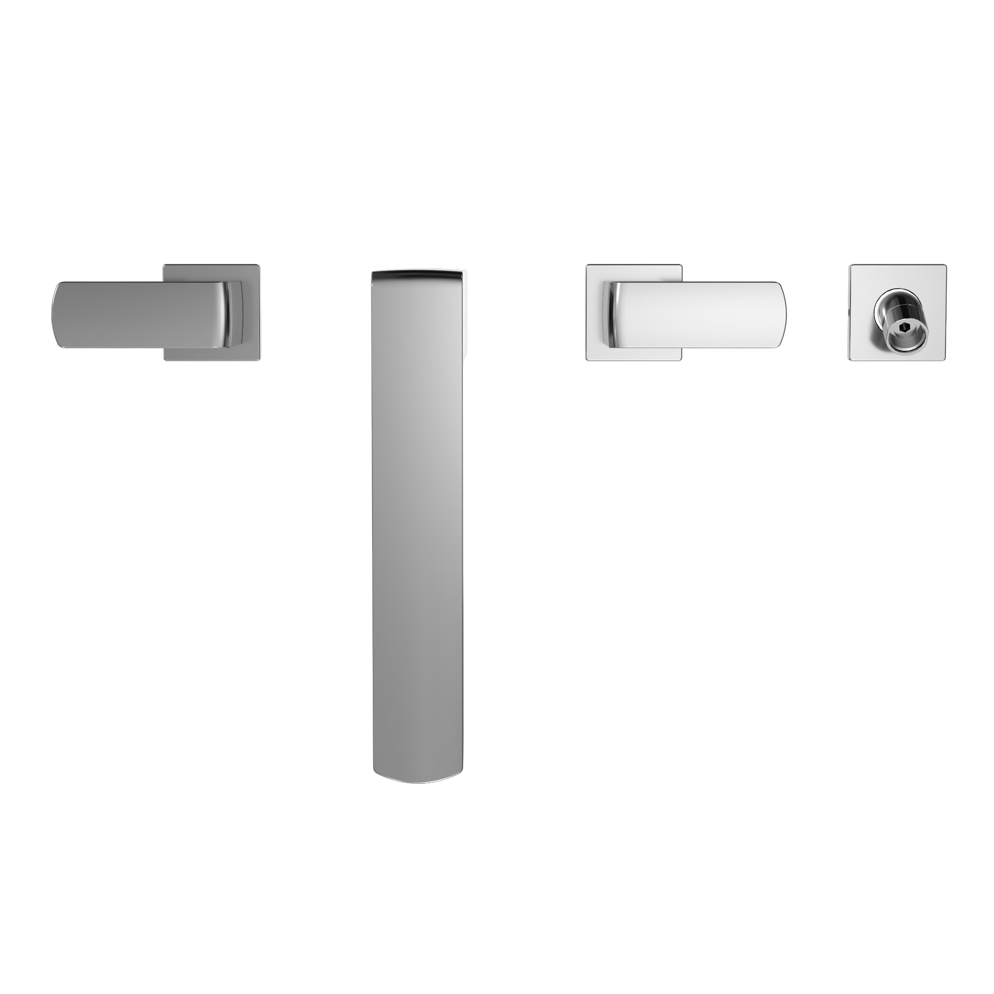 TOTO GR Two-Handle Deck-Mount Roman Tub Filler Trim with Handshower, Polished Chrome, Brass, TBG02202U#CP