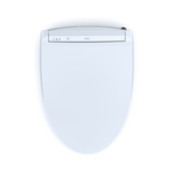 TOTO WASHLET K300 Electronic Bidet Toilet Seat with Instantaneous Water Heating, PREMIST and EWATER+ Wand Cleaning, Elongated, Cotton White, Plastic, SW3036R#01