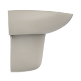 TOTO Prominence Oval Wall-Mount Bathroom Sink with CEFIONTECT and Shroud for 4 Inch Center Faucets, Bone, Vitreous China, LHT242.4G#03