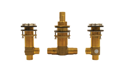 TOTO Three-Hole Roman Tub Filler Rough-In Valve, Brass, TBN02202U