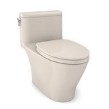 TOTO Nexus 1G One-Piece Elongated 1.0 GPF Universal Height Toilet with CEFIONTECT and SS124 SoftClose Seat, WASHLET+ Ready, Sedona Beige, Vitreous China, MS642124CUFG#12