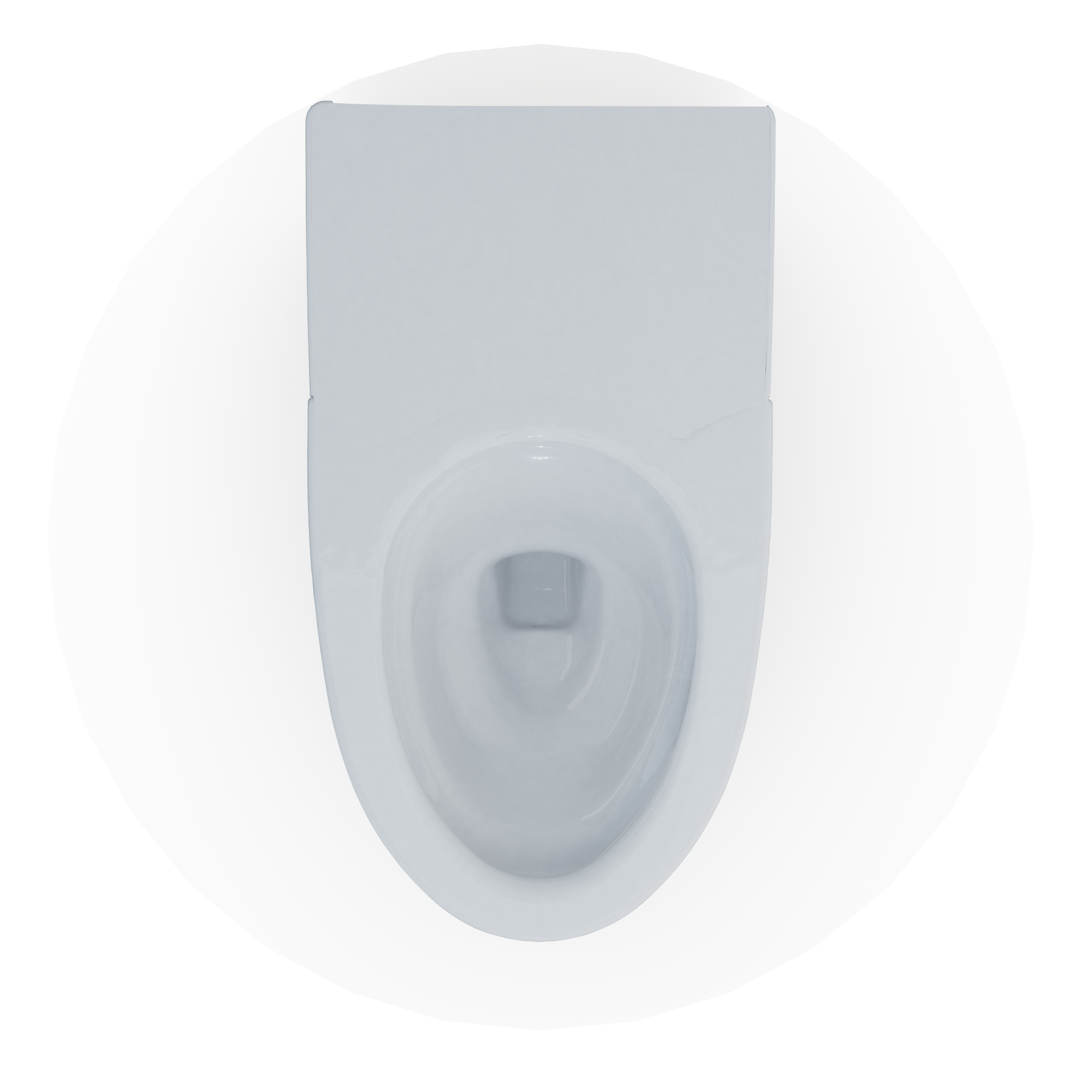 Toto NEOREST Dual Flush 1.0 or 0.8 GPF Elongated Toilet Bowl for AS, Cotton White, Vitreous China, CT8551CUMFG#01