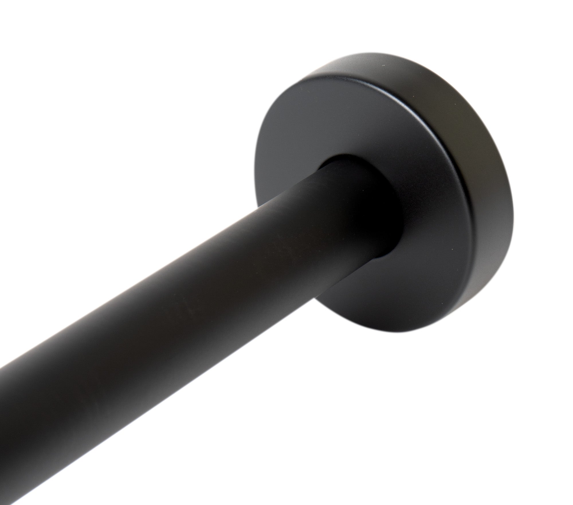 ALFI brand ABSA16R-BM Black Matte 16" Round Wall Shower Arm, Brass