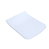 TOTO SoftClose Slim Square Non-Slamming Seat and Lid for SP Wall-Hung Toilet, Cotton White- Urea Resin, SS249R#01