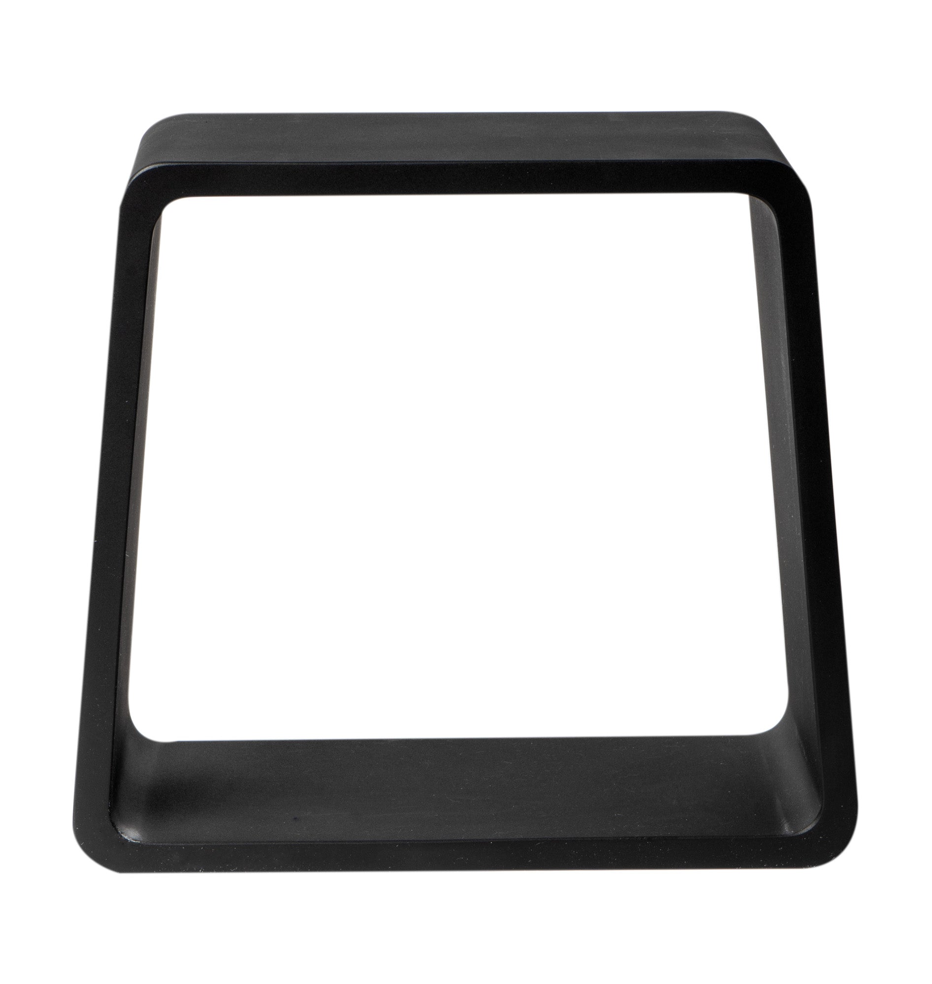 ALFI brand ABST55BM Black Matte Solid Surface Resin Bathroom / Shower Stool